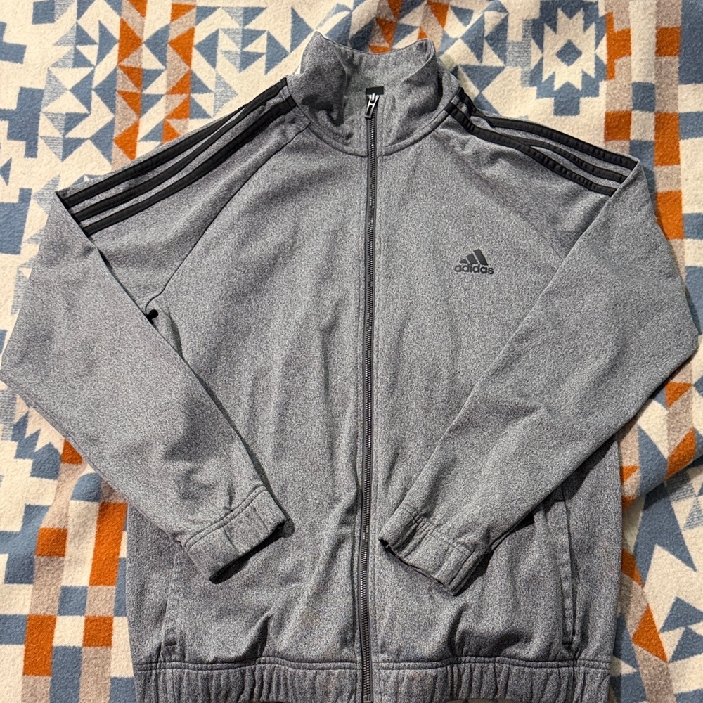 Adidas Women's Heather Gray Track Jacket